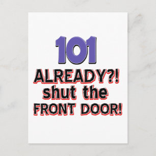 101. Lebensjahr Postkarte