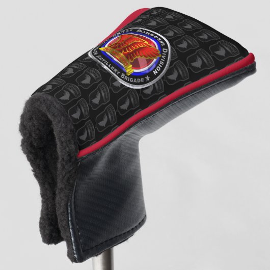 101. Luftlandedivision Artillerie-Brigade  Golf Headcover (3/4 Vorderseite)