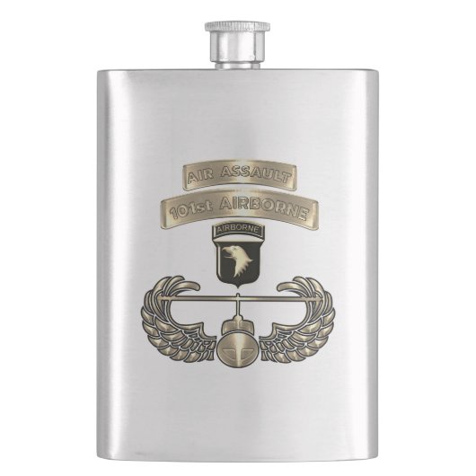 101. Luftlandedivision Feldflasche Flachmann (Vorderseite)