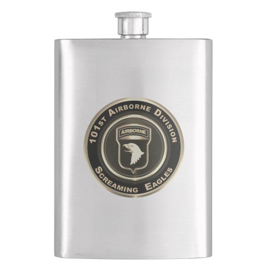 101. Luftlandedivision-Flasche Flachmann (Vorderseite)