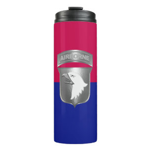 101. Luftlandedivision Leicht silberner Adler Thermosbecher