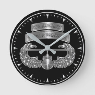101. Luftlandedivision Luftangriff Runde Wanduhr