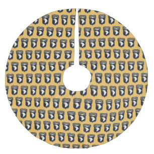 101. Luftlandedivision  Polyester Weihnachtsbaumdecke