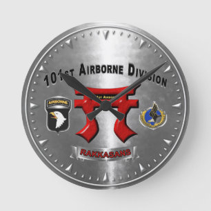101. Luftlandedivision Rakkasans Runde Wanduhr