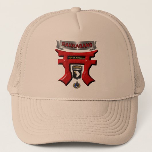 101. Luftlandedivision Rakkasans Truckerkappe (Vorderseite)
