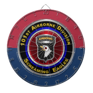 101. Luftlandedivision „Screaming Eagles“ Dartscheibe