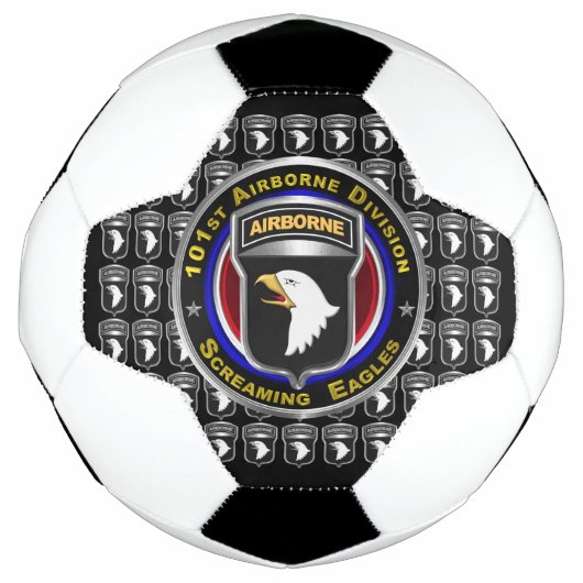 101. Luftlandedivision “Screaming Eagles” Fußball (Vorderseite)
