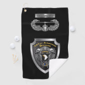 101. Luftlandedivision “Screaming Eagles” Golfhandtuch (Insitu)