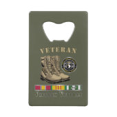 101. Luftlandedivision Vietnam-Veteran Geldbeutel Flaschenöffner (Vorderseite)
