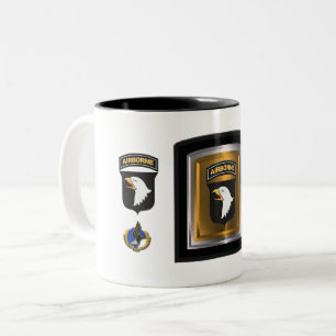 101. Luftlandedivision Zweifarbige Tasse