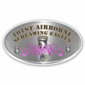 101. MAMA der Im Flugzeug Abteilung Aufkleber (Vorderseite)