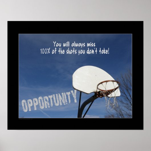 #101 (Matte) Basketball-Poster Poster (Vorne)