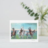 101 Ranch-Ansicht des Chefguts und der Braves Postkarte (Stehend Vorderseite)