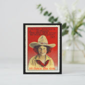 101 Ranch Cowgirl Poster Briefmarke #4, Panama-Pac Postkarte (Stehend Vorderseite)