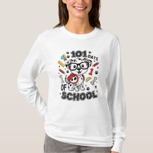 101 Schultage Süßes T-Shirt Zurück zur Schule