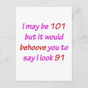 101 Siehe dich Postkarte