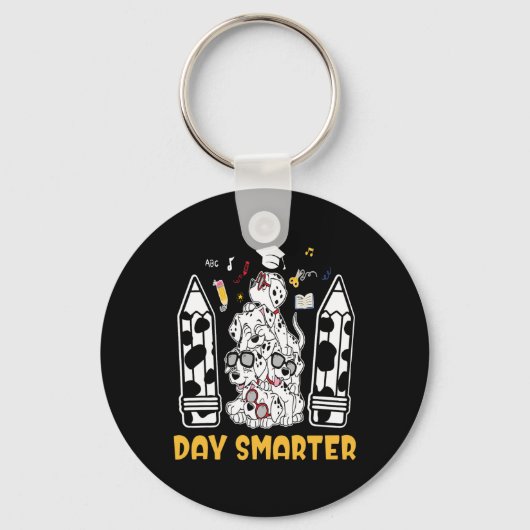 101 Tage Dalmatiner in der Schule 100 Tage Kinde Schlüsselanhänger (Vorderseite)