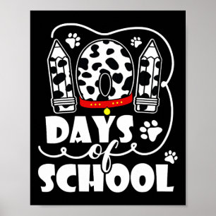 101 Tage Dalmatiner in der Schule 100 Tage schlaue Poster