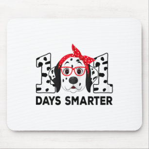 101 Tage intelligenter 101. Tag Schule Dalmatiner Mousepad