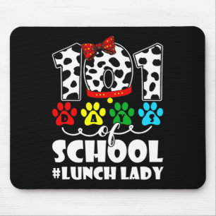 101 Tage Lunch Lady Süße Hund Liebhaber Studentin Mousepad