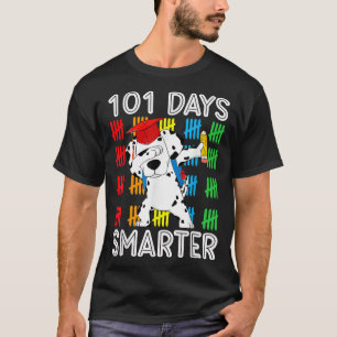 101 Tage schlauer Lehrer 100 Tage Schule Dalmat T-Shirt