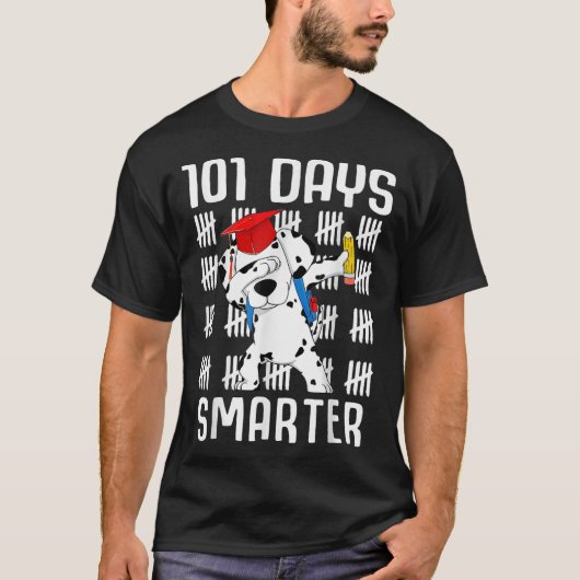 101 Tage Schlaueres Shirt - Dalmatinallehrer Kinde (Vorderseite)