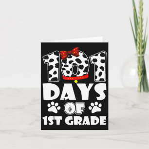 101 Tage Schule 1. Klasse Hund 100 Tage Smarter St Karte