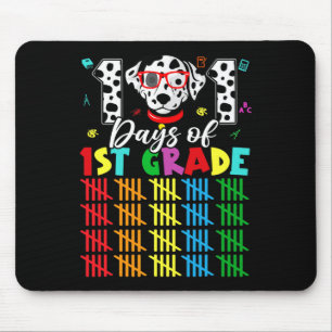 101 Tage Schule 1. Klasse Hund 100 Tage Smarter St Mousepad