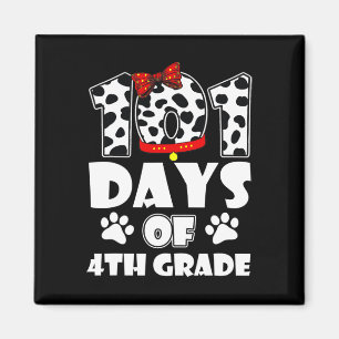 101 Tage Schule 4. Klasse Hund 100 Tage Smarter St Magnet