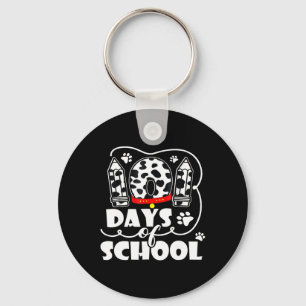 101 Tage Schule Niedlich Hund 100 Tage Smarterer S Schlüsselanhänger