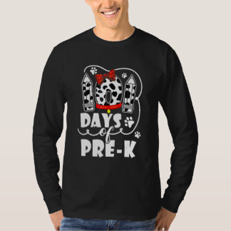 101 Tage Schule Pre K Hund 100 Tage schlauerer Sch T-Shirt