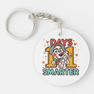 101 Tage smarter Dalmatiner Hund Schlüsselanhänger