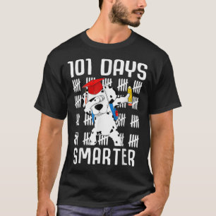 101 Tage Smarterer Dalmatinalunterricht Kinder T-Shirt