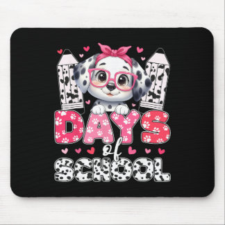 101 Tage Süßer Hund 100. Tag Der Schule Mädchen Le Mousepad