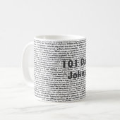 101 Vater Jokes , Funny Vater Kaffeetasse (Vorderseite Links)
