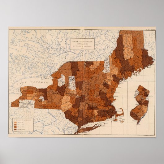 101 Verbrauch NY, NJ, New England Poster (Vorne)