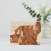 101 Verbrauch NY, NJ, New England Postkarte (Stehend Vorderseite)