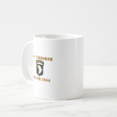 101st Airborne D-Day Normandy Kaffeetasse (Vorderseite Links)