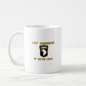 101st Airborne D-Day Normandy Kaffeetasse (Links)