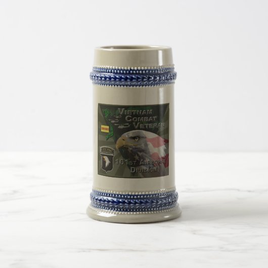 101st Airborne Div Vietnam Veteran Bierglas (Mittel)