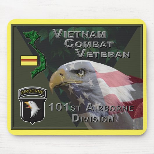 101st Airborne Div Vietnam Veteran Mousepad (Vorne)