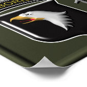 101st Airborne Div Vietnam Veteran Poster (Ecke)