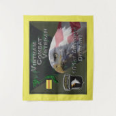 101st Airborne Div Vietnam Veteran Wandteppich (Vorderseite)