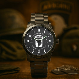 101st Airborne Division "Screaming Eagles" Tribute Armbanduhr