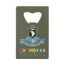 101st Airborne Division Vietnam Veteran  Geldbeutel Flaschenöffner