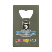 101st Airborne Division Vietnam Veteran  Geldbeutel Flaschenöffner (Rückseite)