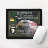 101st Airborne Division Vietnam Veteran Mousepad (Mit Mouse)