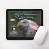 101st Airborne Division Vietnam Veteran Mousepad (Mit Mouse)