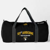 101st Airborne Veteran Tribute Personalized Duffle Bag (Vorderseite)