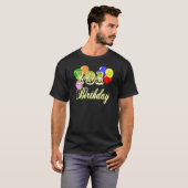 101st Geburtstag mit Ballonen T-Shirt (Vorne ganz)